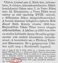 Zakaris G. Sndor: Budapesti memlkjegyzk 1961. (Szab E. kvt., Budapest gyjtemny)